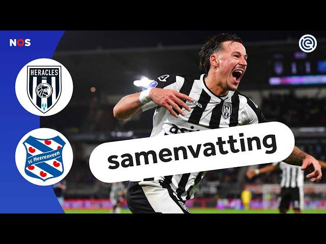 BASISDEBUTANT scoort GEWELDIG doelpunt | Heracles Almelo - SC Heerenveen | samenvatting eredivisie