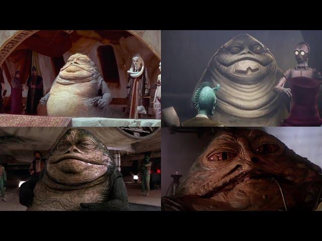 Jabba the Hutt Scenes (Ep 1, Clone Wars, 4, 6)