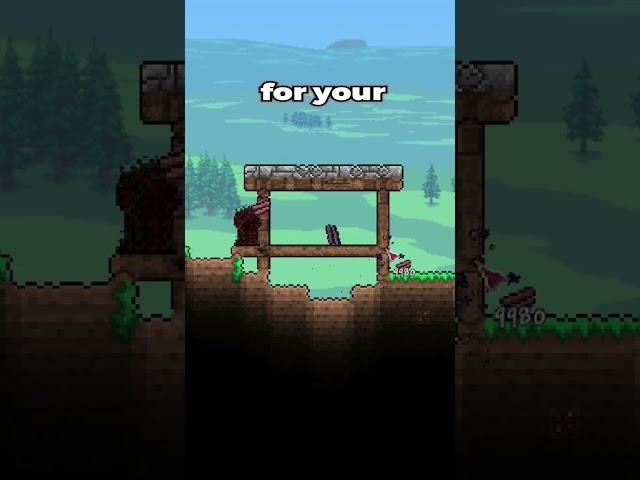 3(+ 1 Bonus) quick building tips in Terraria | #terraria #terrariabuild #shorts