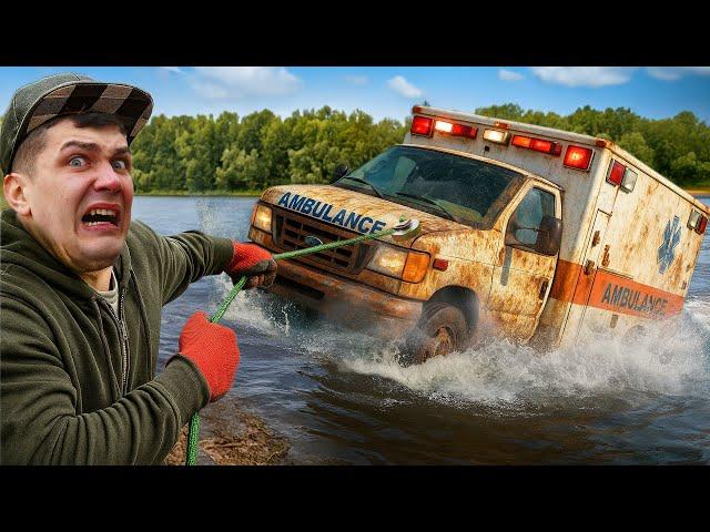 Found a AMBULANCE Underwater While Magnet Fishing!