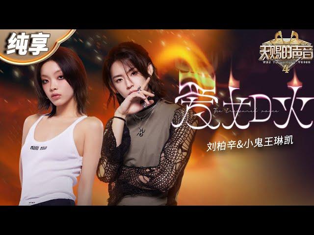 【纯享版】小鬼王琳凯刘柏辛合作改编洗脑神曲《爱如火》 劲爆节奏将舞台热情瞬间点燃！#天赐的声音4 EP2 20230505