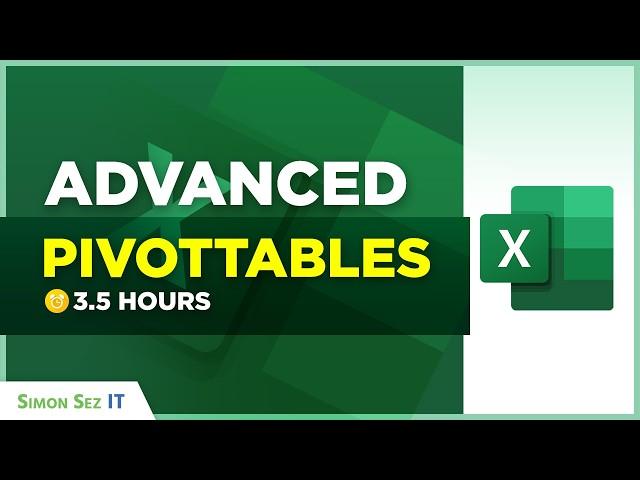 Ultimate Excel PivotTables Tutorial: Beginner to Advanced - 3.5 Hours!