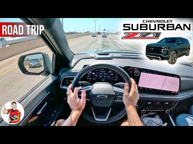 What It's Like to Road Trip in the 2025 Chevy Suburban Z71 (POV)