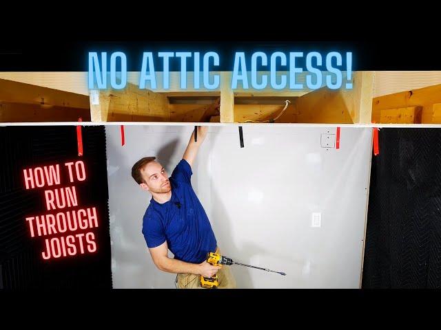 How to Install Recessed LED Lighting Without Attic Access (Pot Lights / Can Lights)