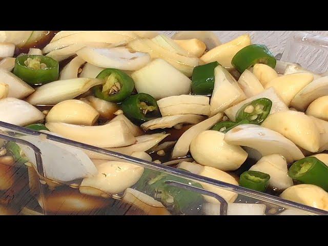 3일 뒤에 양파 장아찌가 땡길 것 같지 않아요? 엄마표요리 양파짱아찌 Mom's Cooking pickled onions