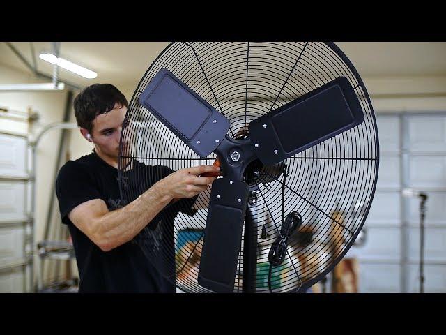 Harbor Freight 30" Pedestal Shop Fan - Unboxing, Set Up, Testing & First Impressions