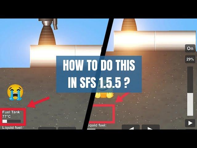 How to get No heat damage in sfs without any expansion || Sfs 1.5.5 || Spaceflight simulator #sfs