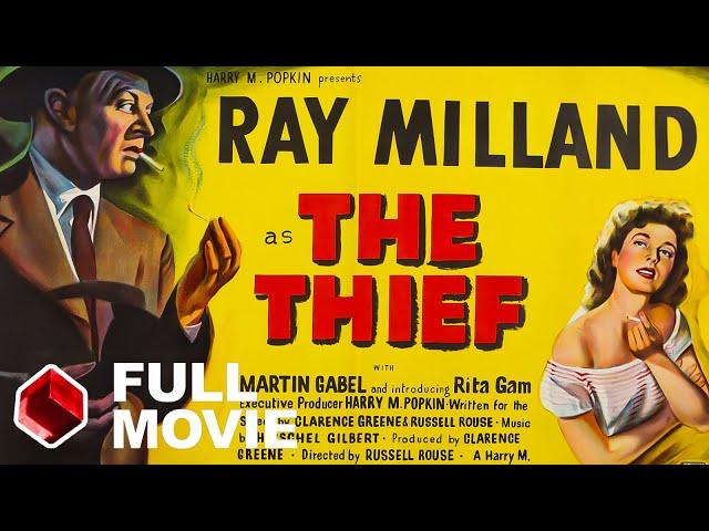 The Thief (1952) | Full Movie | Film Noir | Ray Milland | Russell Rouse