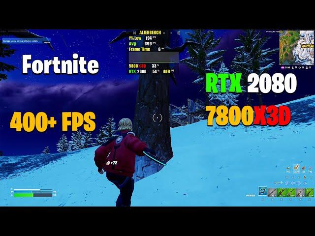 7800X3D &  RTX 2080 - Fortnite Performance Mode | Chapter 5