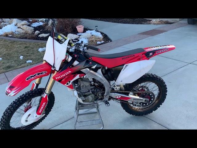 2005 Honda crf450 tune up