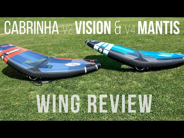 Cabrinha Mantis (v4) and Vision (v2)  WING REVIEW