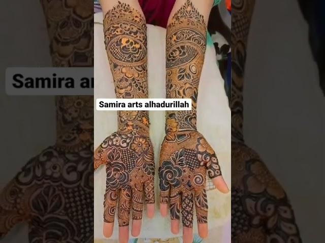 samira mahend#bridalmehndi  #beautiful #trending