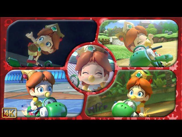 Mario Kart 8 Deluxe ⁴ᴷ Full Playthrough (200cc, All 12 Cups) Baby Daisy gameplay