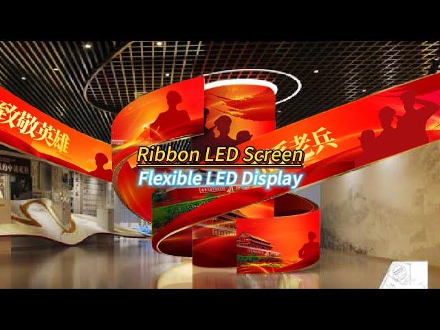 Ribbon LED Screen Flexible LED Display【LCF】