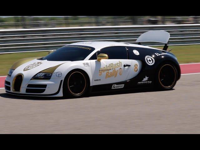 Bugatti Veyron Super Sport Pur Blanc At The Circuit Of The Americas - GoldRush Rally 7