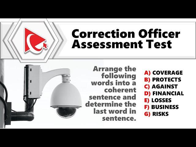 How to Pass Correction Officer Assessment Test