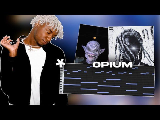 HOW TO MAKE HARD OPIUM BEATS AND SAMPLES FOR KEN CARSON | FL Studio 21