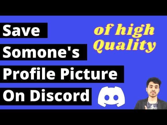 How To Save Profile Picture From Discord | Download Someone's Profile Picture On Discord