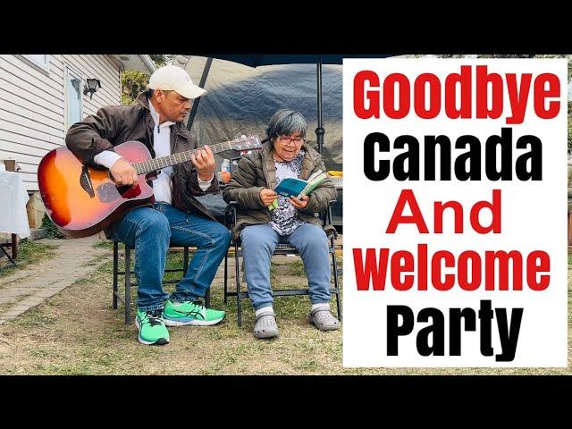 GOOD BYE CANADA and WELCOME party of mom in-law | visitor visa Canada | family vlog  |sarah buyucan