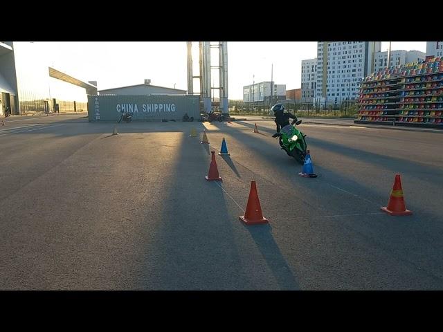 Gymkhana GP 2024 stage 2 / Smolenskaya Olga Kawasaki Ninja 250R / heat1 00:49:70