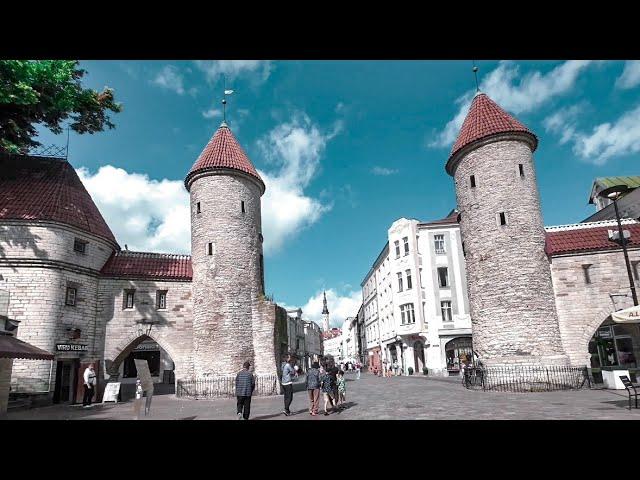 Exploring Tallinn-Estonia: A 4K Walking Tour Through Estonia's Capital!