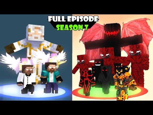 HEROBRINE BROS SEASON 7 FULL EPISODE HELL PRISON THE MOVIE - Minecraft Animations