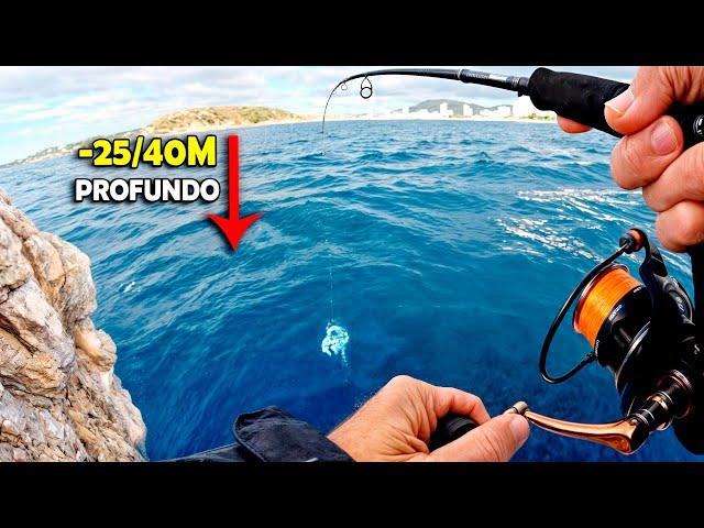 Pescando entre 25/40Metros ¡Salió PESCADO RICO! [Pesca en Mallorca] ¡¡Catch&Cook!!