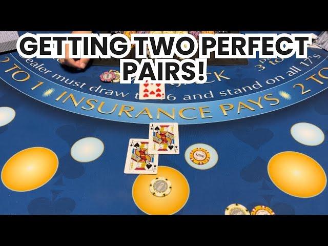 Blackjack | $400,000 Buy In | EPIC High Stakes Session! Hitting Two Perfect Side Bets For $60K Win!