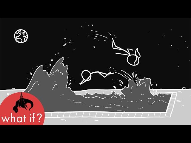 What if we put a pool on the moon?