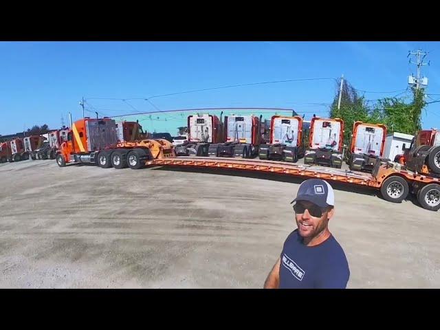 Transporting an electrical distribution center across Ontario and Quebec