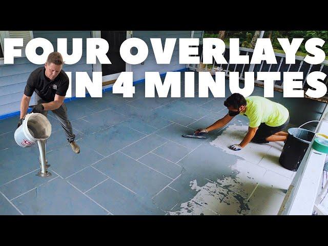 4 Ways to RESURFACE CONCRETE in 4 Minutes!!