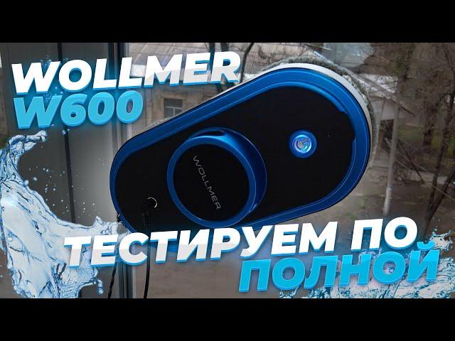 Wollmer W600  Премиальный мойщик окон круглой формы с распылением жидкости 