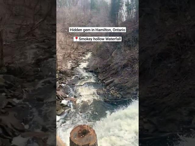 Hidden gem in Hamilton, Ontario | Smokey Hollow Waterfall