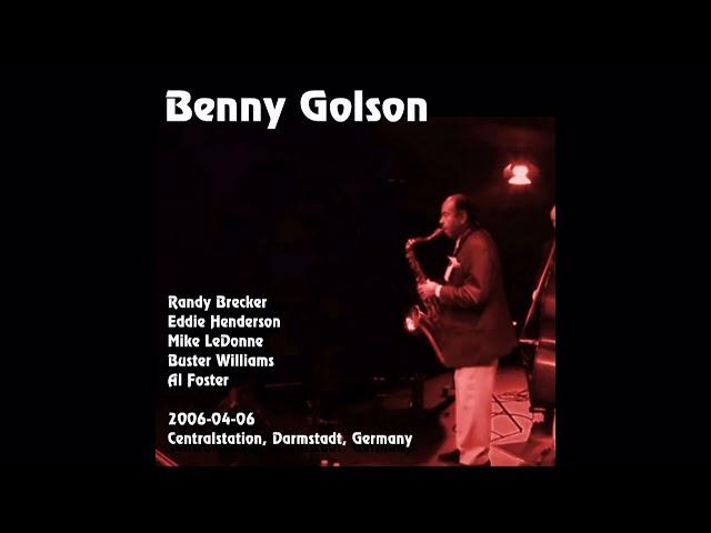 Benny Golson - 2006-04-06, Centralstation, Darmstadt, Germany