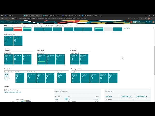 Dynamics 365 Business Central Demo (Introduction)