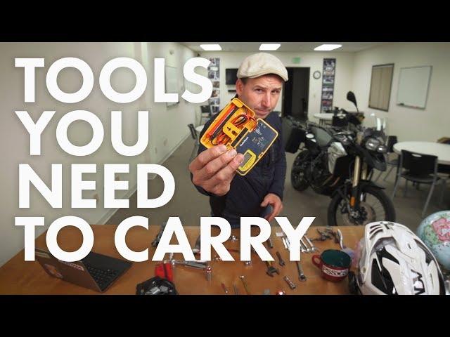 Bret's Adventure Motorcycle Tool Kit - The Basics - Don't Get Stranded - MOTO EDC