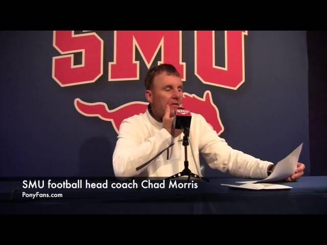 SMU football head coach Chad Morris (post-Tulsa)