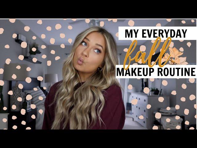 My Everyday Makeup Routine (but make it fall and only takes 15 minutes)