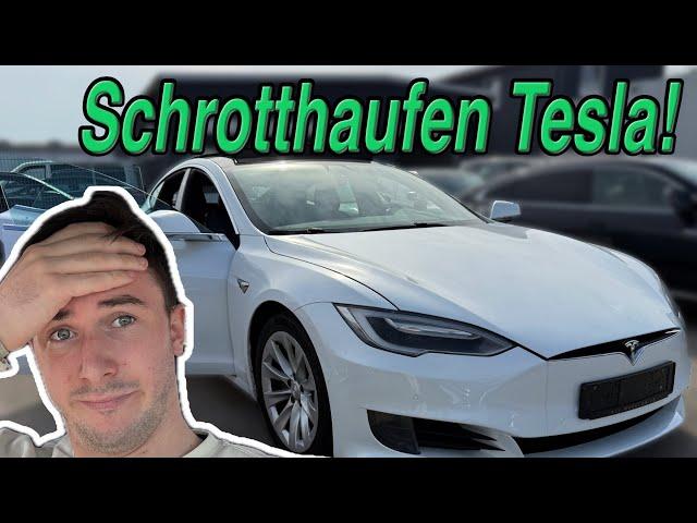 Vor Tesla Fehlkauf bewahrt: Total vergammeltes Tesla Model S besichtigt