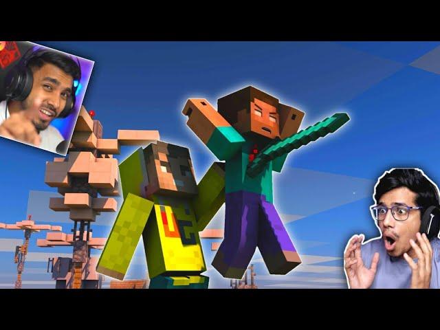 Gamers VS Herobrine in Minecraft  techno gamerz, mythpat, live Insaan, fleet, yessmartypie, proboiz