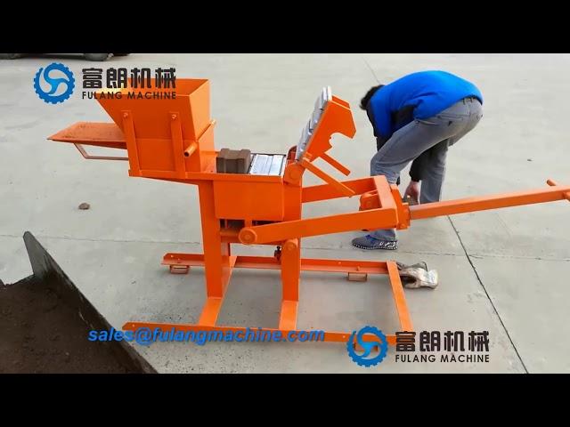 FL2-40 interlocking brick making machine price