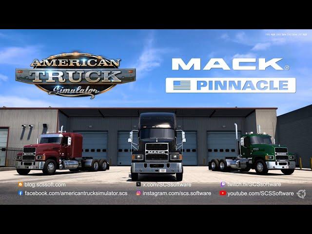 American Truck Simulator SCS Software News Mack® Pinnacle & Mack Anthem Black Edition Released