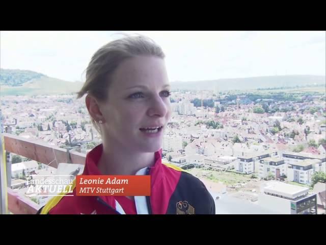 Schwäbischer Turnerbund STB verabschiedet Rio-Olympiastarter auf GEWA-Tower in Fellbach - SWR HD