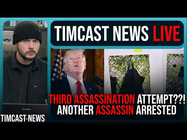 THIRD ASSASSINATION ATTEMPT ON TRUMP??! FBI Foils Plot, Arrests Assassin | Timcast News