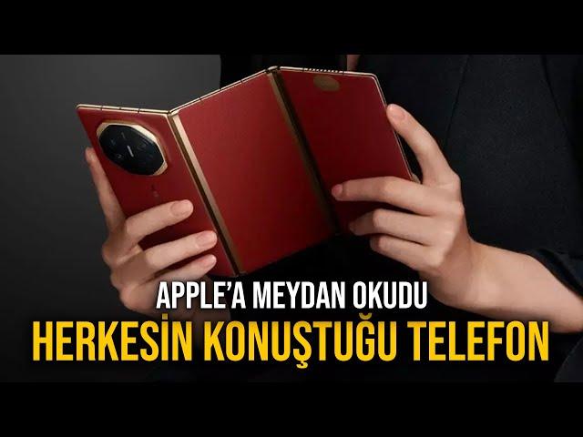 Apple'a meydan okuyan telefon | Herkesi şaşırtan Huawei Mate XT Ultimate