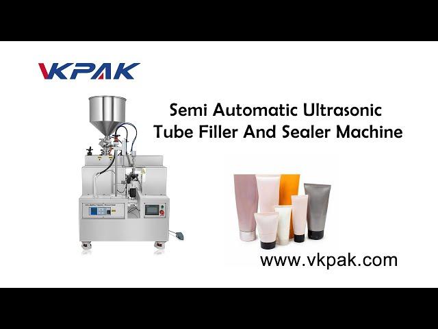 Semi Automatic Ultrasonic Tube Filler And Sealer Machine