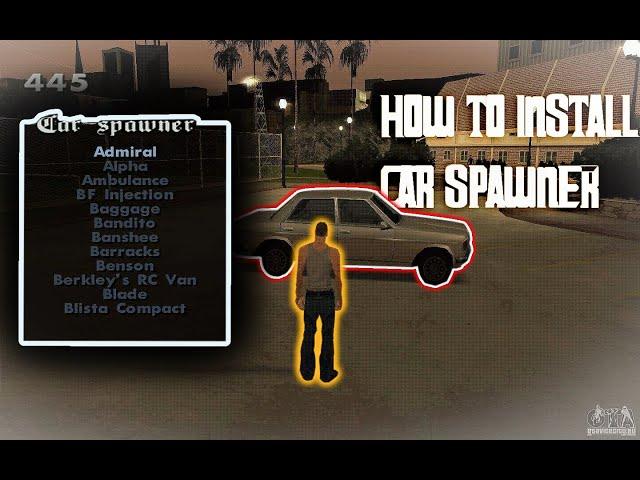 GTA SA How To Install Car Spawner Mod Easily