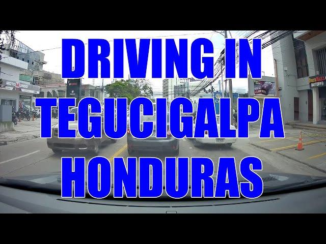 Driving in Honduras #1: Tegucigalpa,  Dash Cam 1080p 60FPS