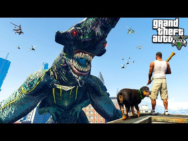 ДРЕВНЕЕ ЧУДОВИЩЕ НАПАЛО НА ЛОС САНТОС В ГТА 5 МОДЫ! ОБЗОР МОДА В GTA 5! ВИДЕО ИГРЫ MODS