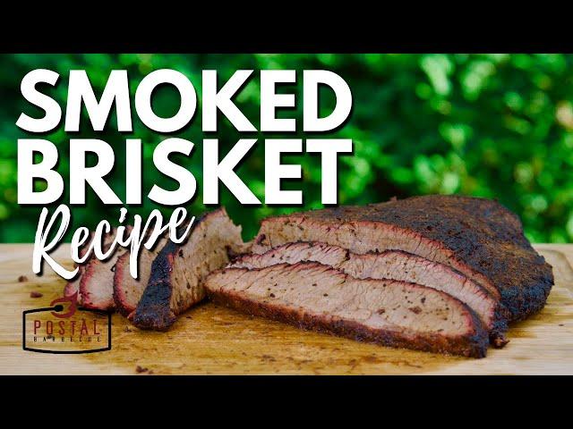 How To Smoke A Brisket Flat - Smoked Brisket On A Charcoal Kettle Grill EASY